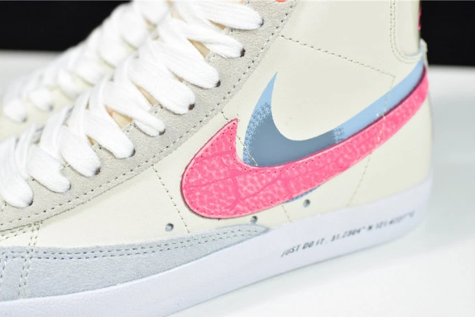 nike blazer mid “shanghai” beige pink-orange dc0707- ModernLook 3342