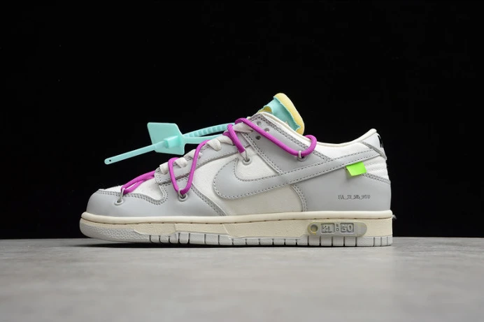 nike dunk low ofw lot 21 dm1602- NewStyle 3206