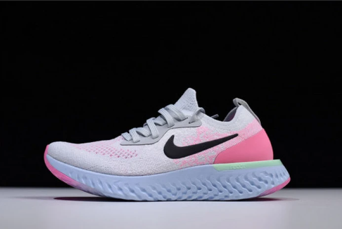 nike epic react flyknit pure platinum womens aq0067- Trendy 3303