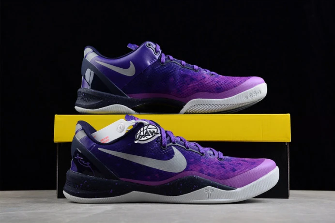 nike kobe 8 playoffs purple platinum 555035- BestValue 3086
