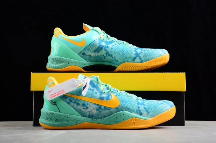 nike kobe 8 system green glow laser orange 555035- AllSeason 3087