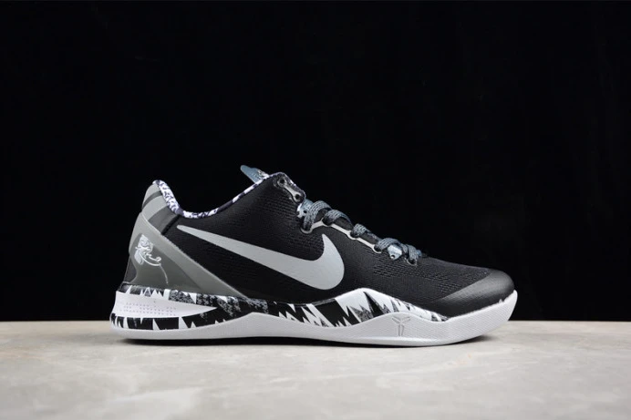 nike kobe 8 system philippines black silver 613959- DailyWear 3230