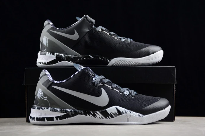 nike kobe 8 system philippines black silver 613959- DailyWear 3230