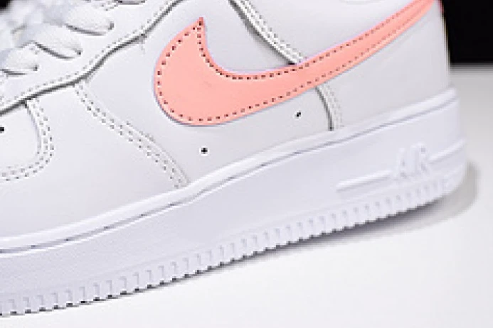 nike womens air force 1 low white pink ah0287- WellDesigned 3056