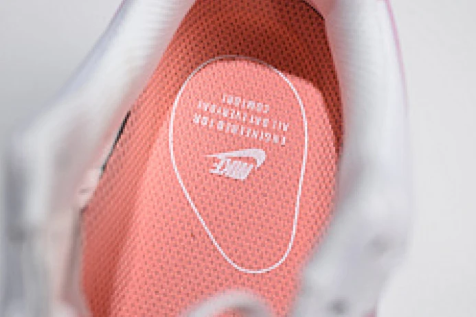 nike womens air force 1 low white pink ah0287- WellDesigned 3056