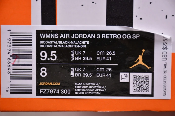 nina chanel abney x air jordan 3 og sp wmns fz7974- Trendy 1516