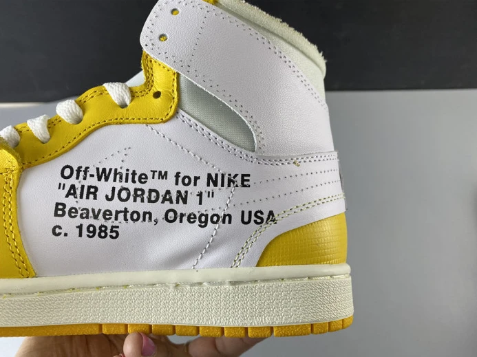 ofw air jordan 1 retro yellow white aq0818- WellDesigned 1279