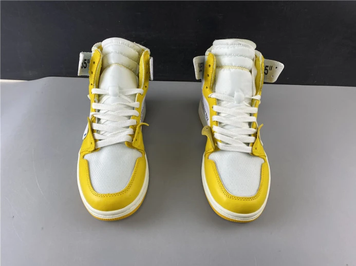 ofw air jordan 1 retro yellow white aq0818- WellDesigned 1279