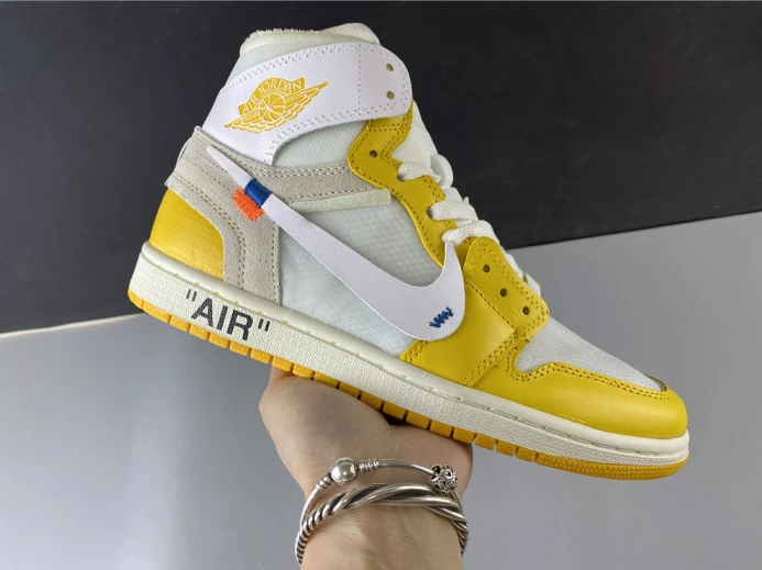 ofw air jordan 1 retro yellow white aq0818- WellDesigned 1279