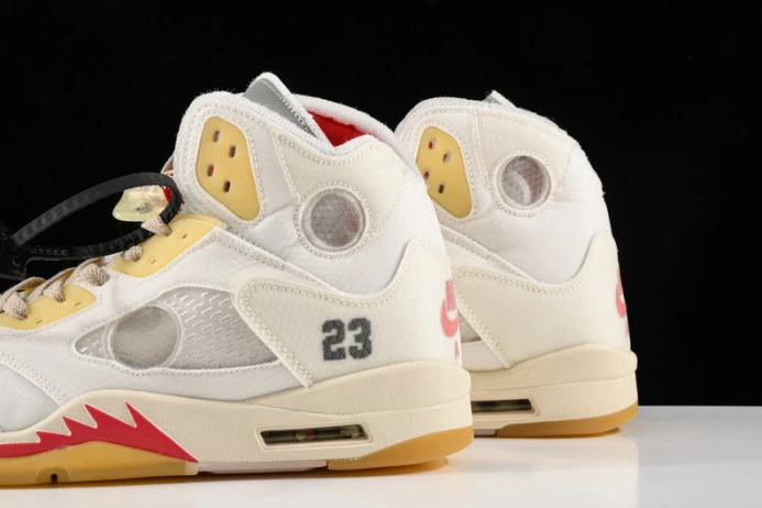 ofw air jordan 5 ice cream colorway ct8480- Fashionable 1816