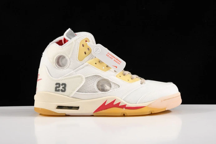 ofw air jordan 5 ice cream colorway ct8480- Fashionable 1816