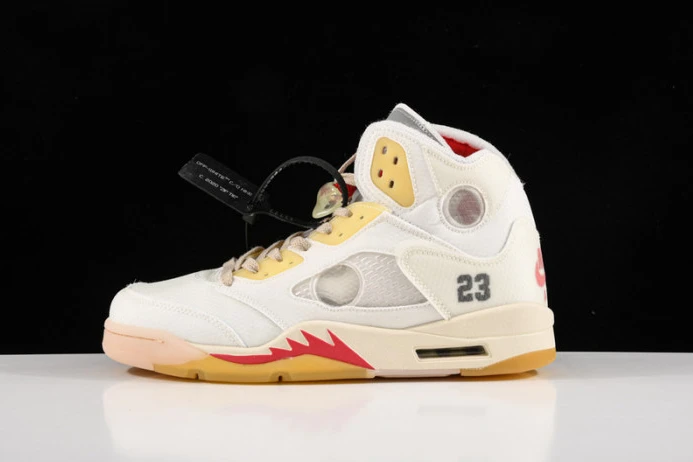 ofw air jordan 5 ice cream colorway ct8480- Fashionable 1816