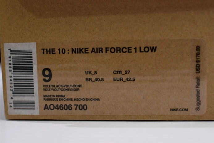 ofw nike air force 1 low volt ao4606- WellDesigned 3035
