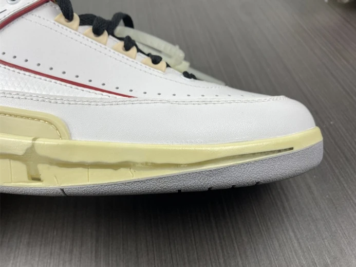 ofw x air jordan 2 low sp white red dj4375- Affordable 1449