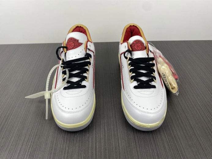 ofw x air jordan 2 low sp white red dj4375- Affordable 1449