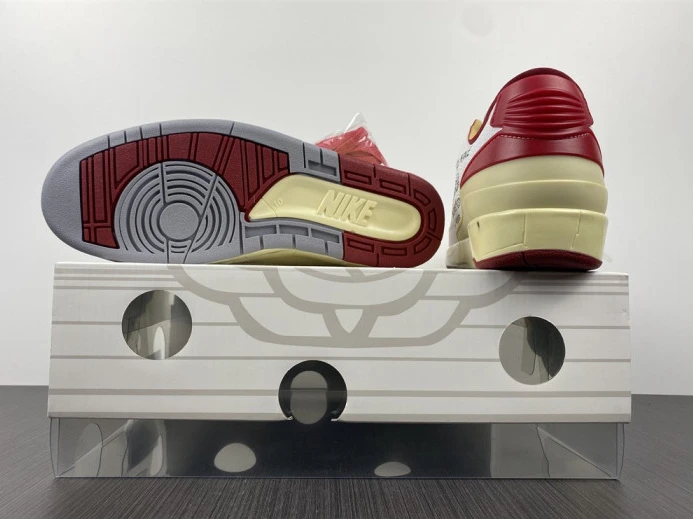 ofw x air jordan 2 low sp white red dj4375- Affordable 1449