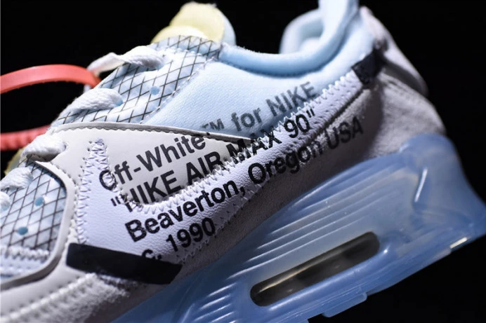 ofw x nike air max 90 sail muslin virgil abloh aa7293- GoAnywhere 3177