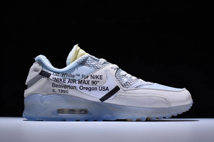 ofw x nike air max 90 sail muslin virgil abloh aa7293- GoAnywhere 3177