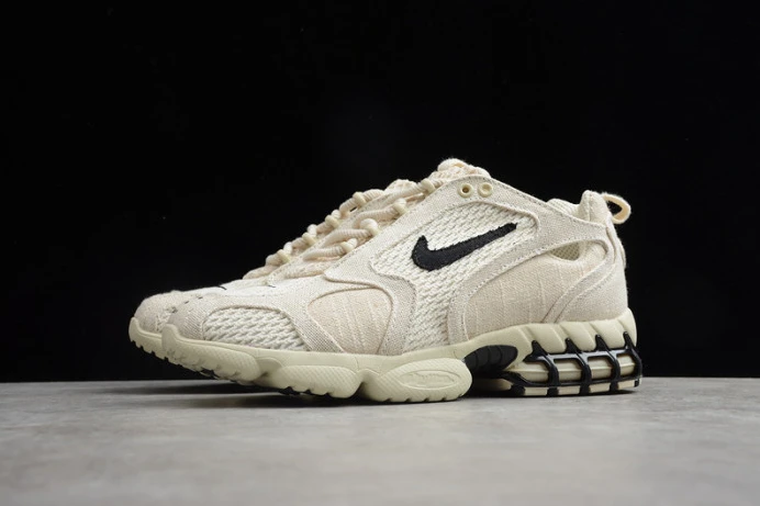 stussy x air zoom spiridon caged "fossil" cq5486- ModernLook 3128