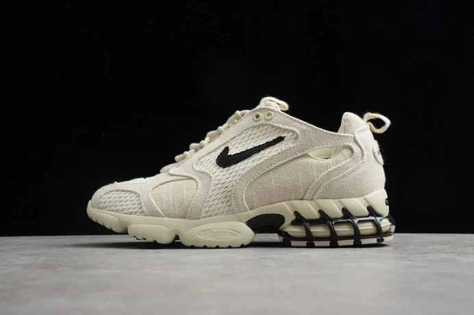 stussy x air zoom spiridon caged "fossil" cq5486- ModernLook 3128