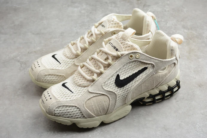 stussy x air zoom spiridon caged "fossil" cq5486- ModernLook 3128