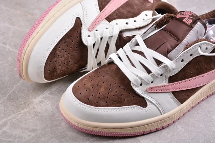 travis scott x air jordan 1 low og “dark pony pink oxford” dz4137- AllSeason 1354