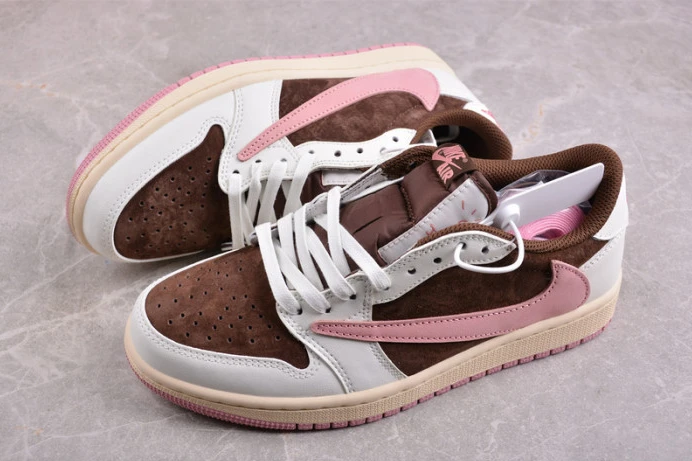 travis scott x air jordan 1 low og “dark pony pink oxford” dz4137- AllSeason 1354