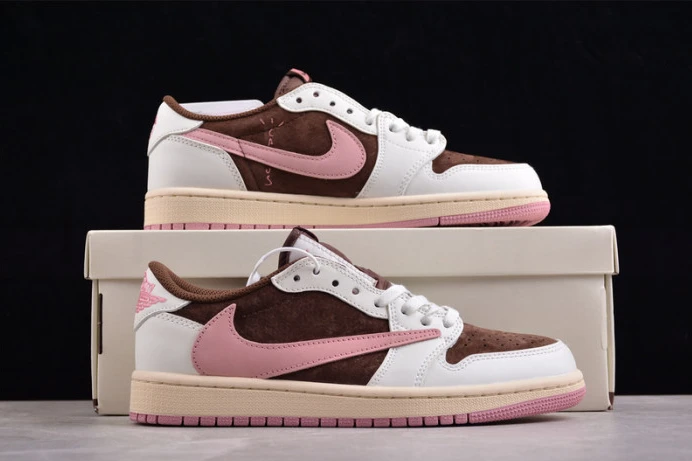 travis scott x air jordan 1 low og “dark pony pink oxford” dz4137- AllSeason 1354