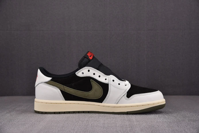 travis scott x air jordan 1 low og “olive” dz4137- WellDesigned 1642