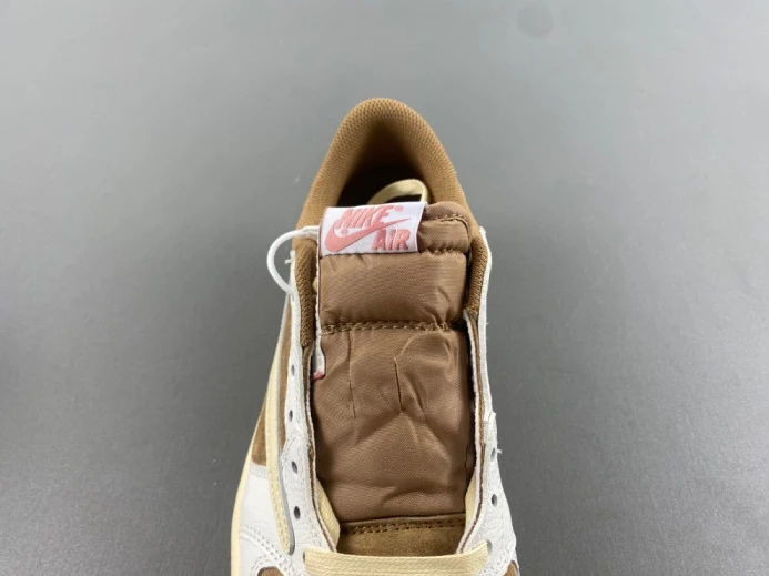 travis scott x air jordan 1 low og “sail shy pink” dm7866- BestValue 1355