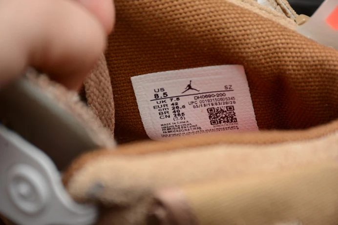 travis scott x air jordan 6 “british khaki ” dh0690- WellDesigned 1555