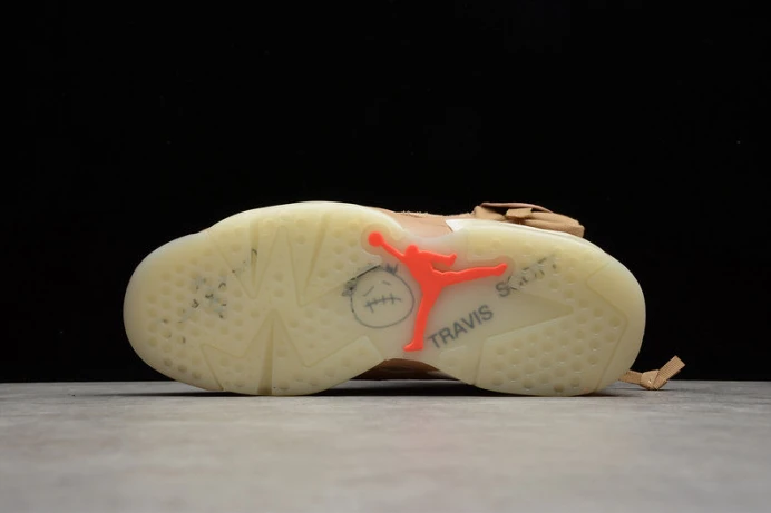 travis scott x air jordan 6 “british khaki ” dh0690- WellDesigned 1555