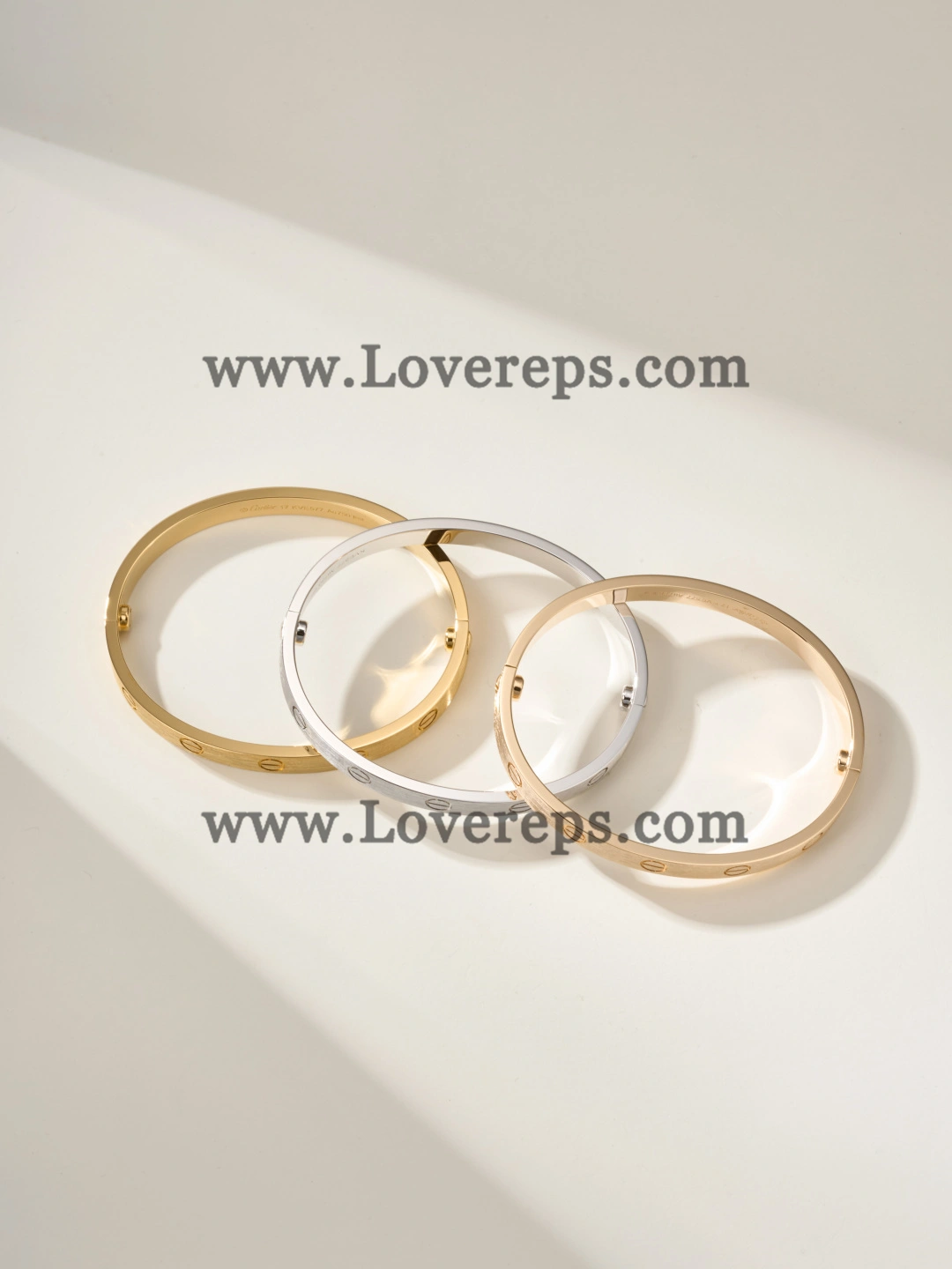 1:1 New Cartier Love Bracelet-Brushed Finish Yellow Gold White Gold Rose Gold