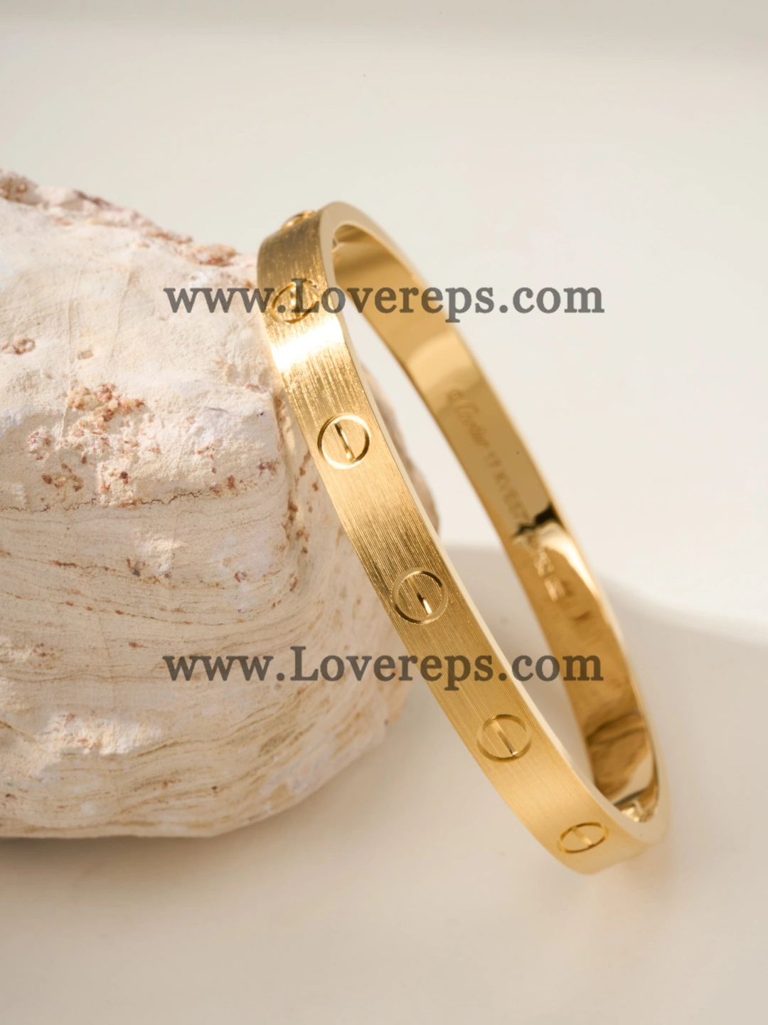 1:1 New Cartier Love Bracelet-Brushed Finish Yellow Gold White Gold Rose Gold