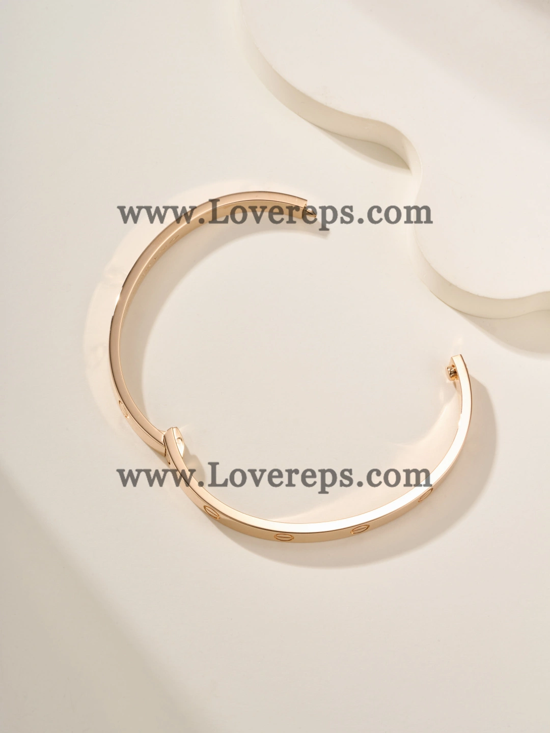 1:1 New Cartier Love Bracelet Medium Model Yellow Gold Rose Gold White Gold