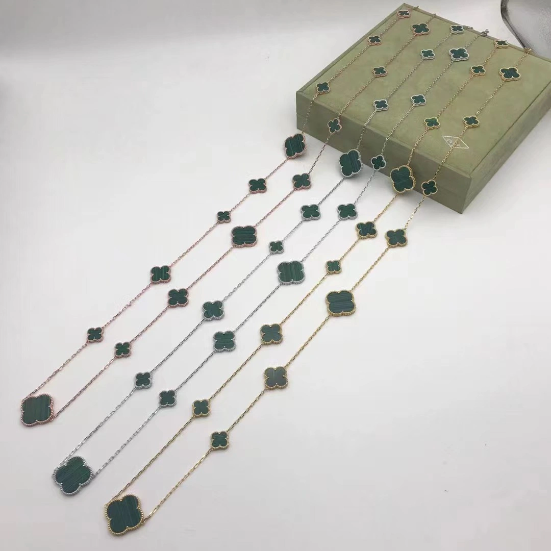 1:1 Van Cleef & Arpels Magic Alhambra Long Necklace 16 Motifs 120cm More Colors