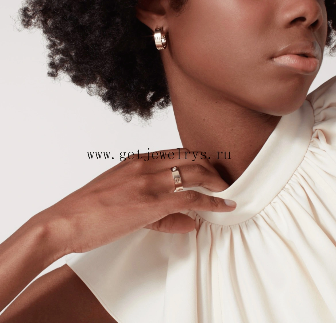 1:1 Version Cartier Love Earrings Yellow Gold Rose Gold White Gold