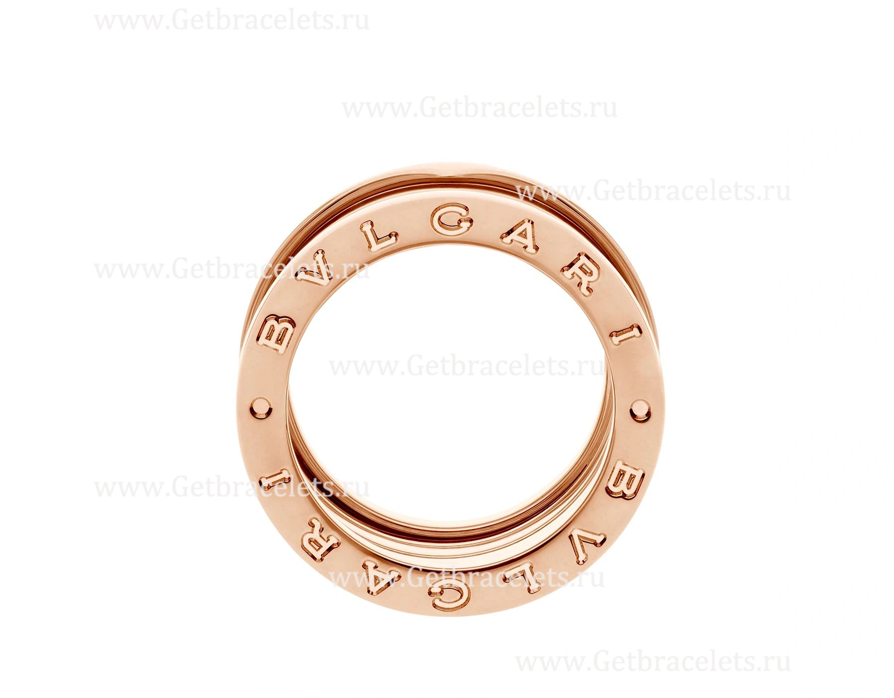 2020 New B.zero1 XXth Anniversary 5-Band Ring in 18kt Pink Gold