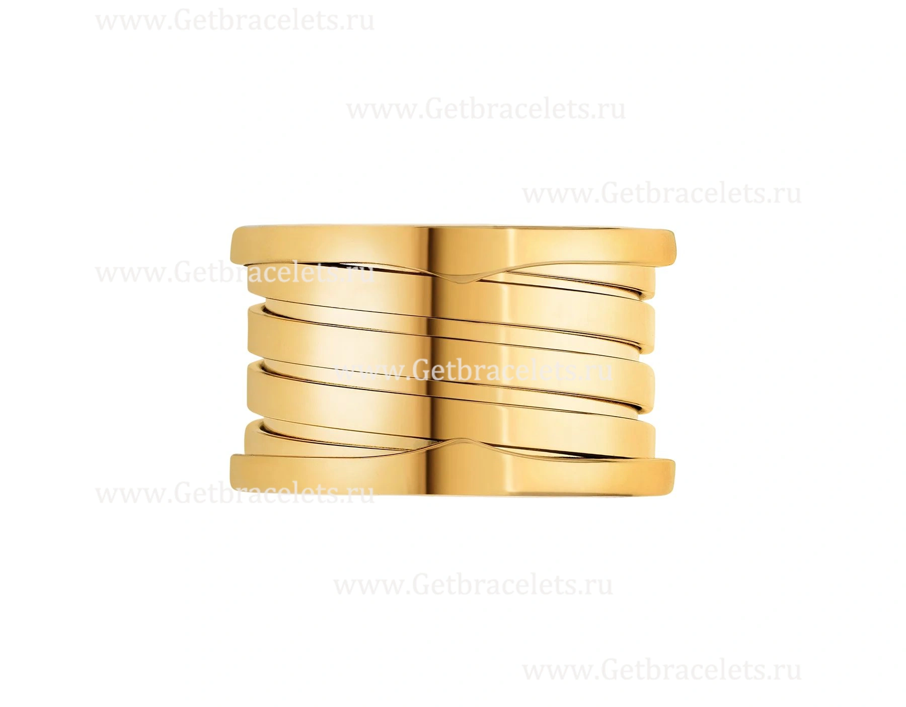 2020 New B.zero1 XXth Anniversary 5-Band Ring in 18kt Yellow Gold