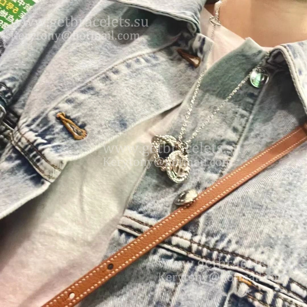 2021 Fashion Hermes Anchor Necklace in Sterling Silver