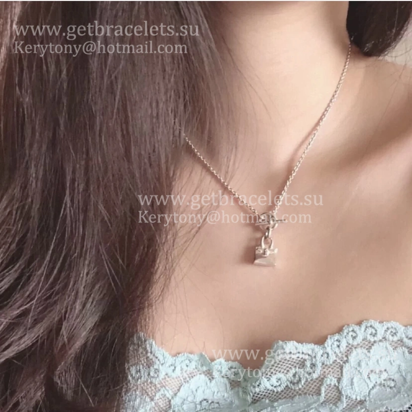 2021 Hermes Birkin Amulette Pendant in Sliver