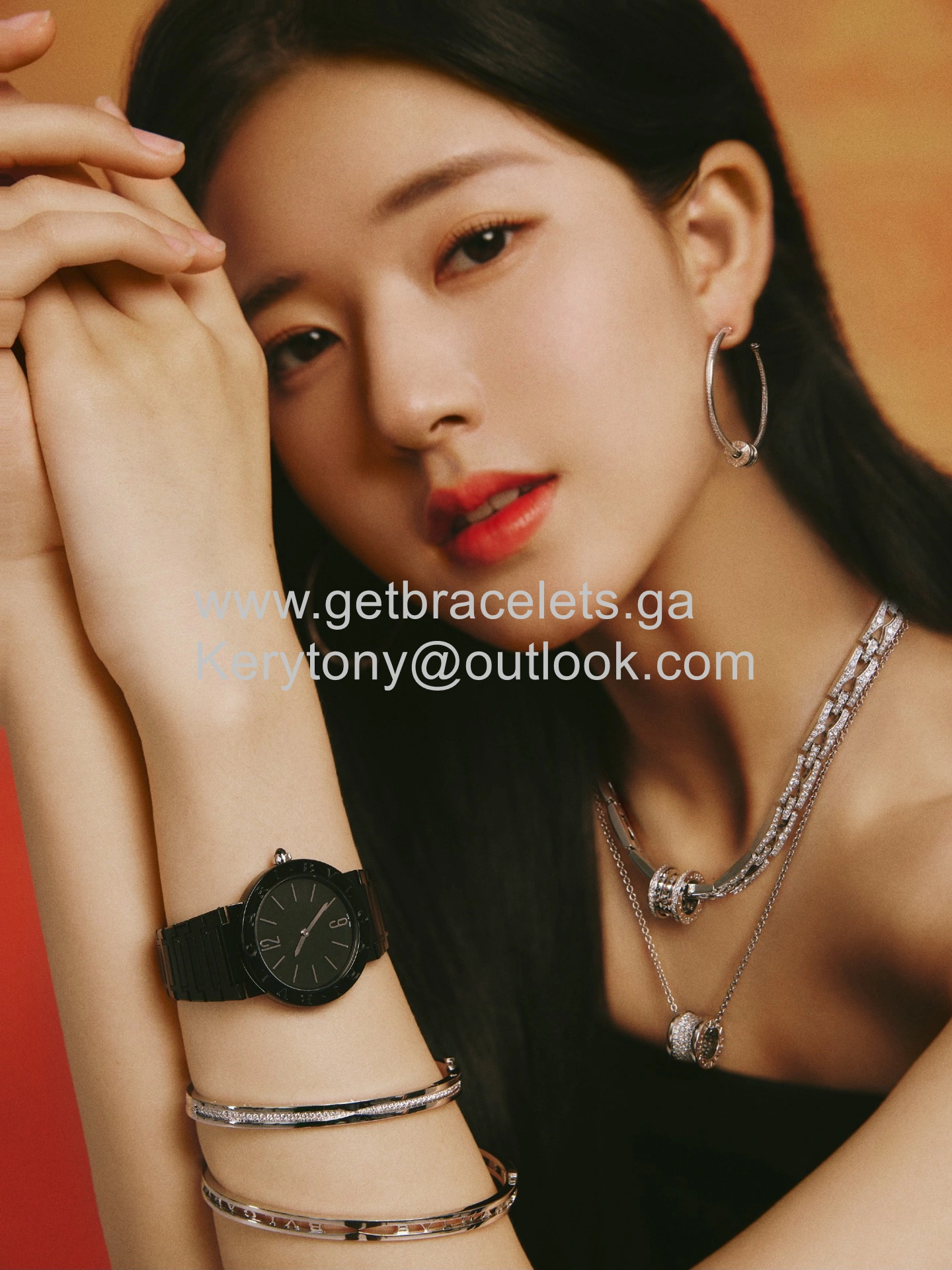 B.Zero1 Rock Necklace White Gold Rose Gold Yellow Gold With Diamonds Cheap