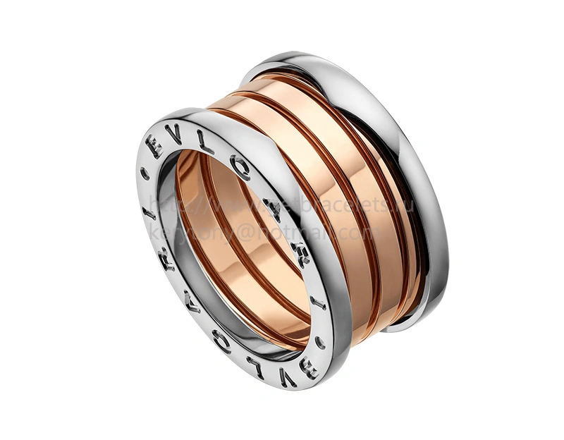 B.zero1 4-Band Beautiful Mistake Ring in Rose and White Gold