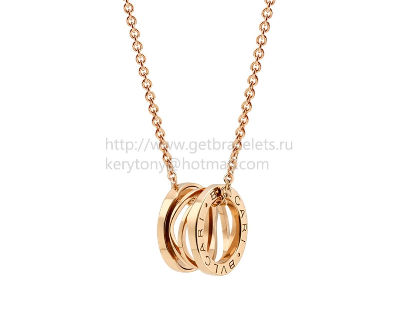 B.zero1 Design Legend Necklace in Rose Gold