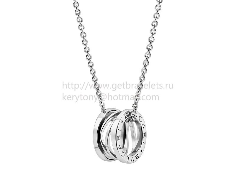B.zero1 Design Legend Necklace in White Gold
