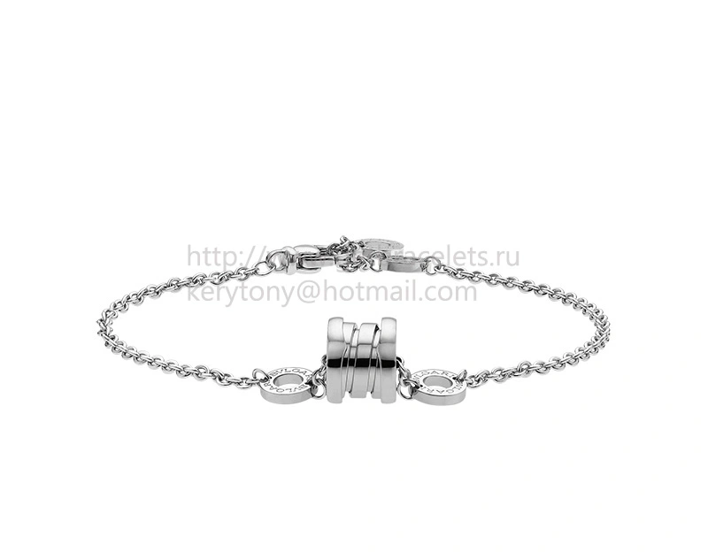 B.zero1 Ssoft Bracelet in White Gold