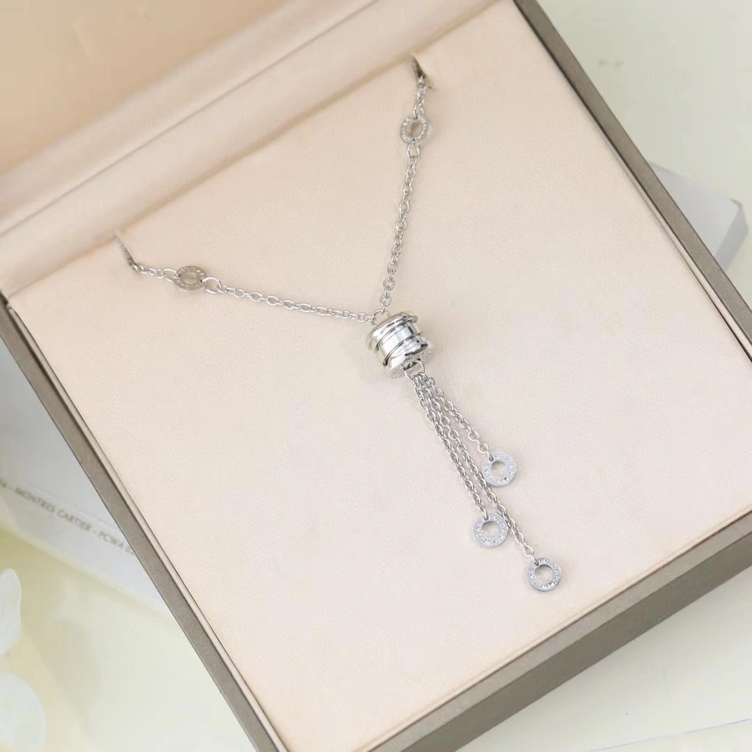 Bvlgari B.Zero1 Tassel Necklace Yellow Gold White Gold Rose Gold
