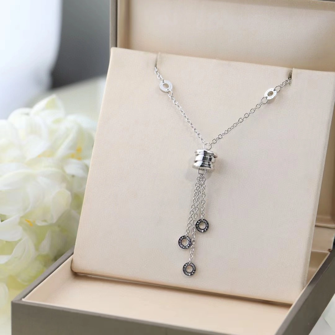 Bvlgari B.Zero1 Tassel Necklace Yellow Gold White Gold Rose Gold