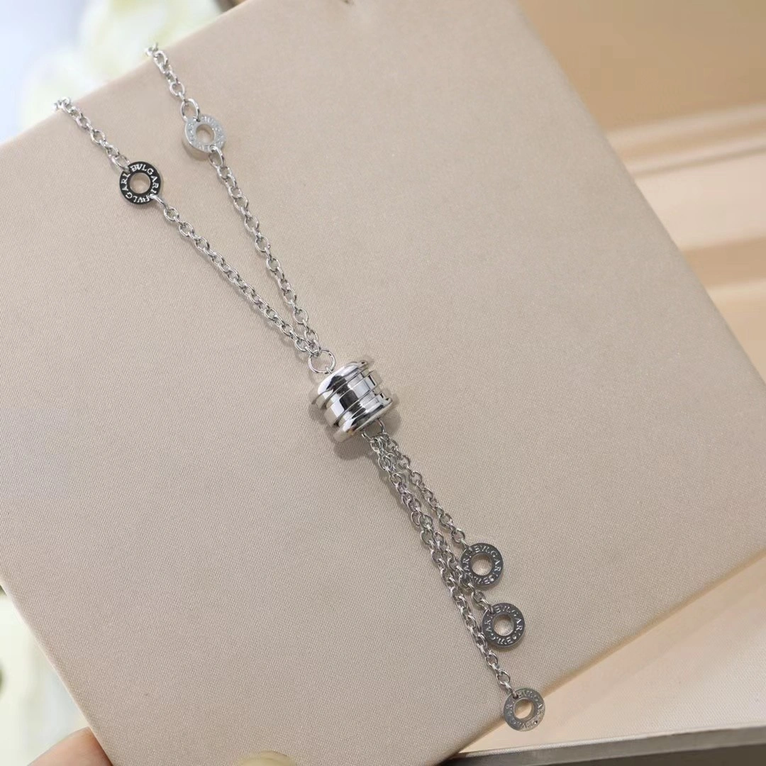 Bvlgari B.Zero1 Tassel Necklace Yellow Gold White Gold Rose Gold