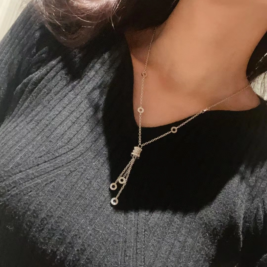Bvlgari B.Zero1 Tassel Necklace Yellow Gold White Gold Rose Gold